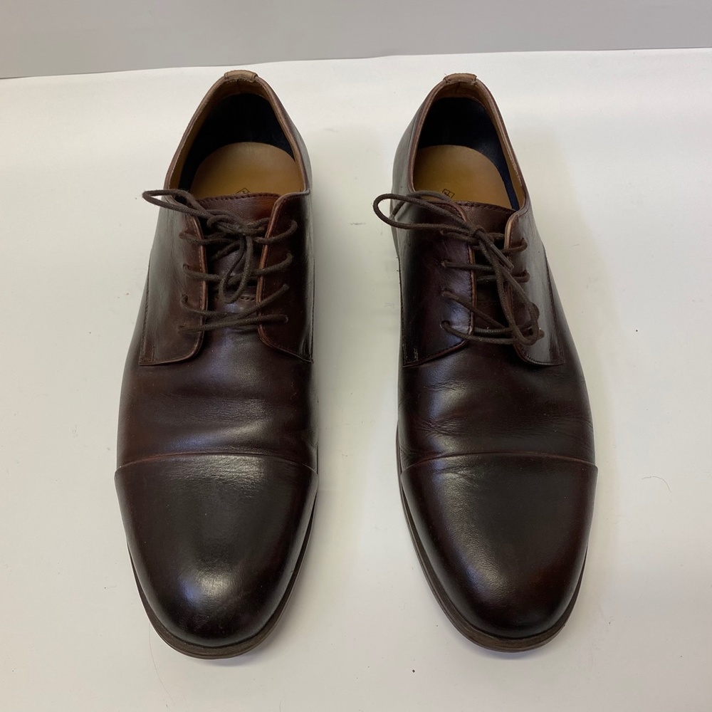 Call It Spring Brown Leather Loafer Dress Shoes